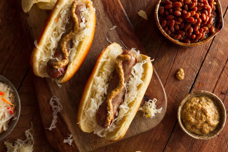 build your own bratwurst bar party